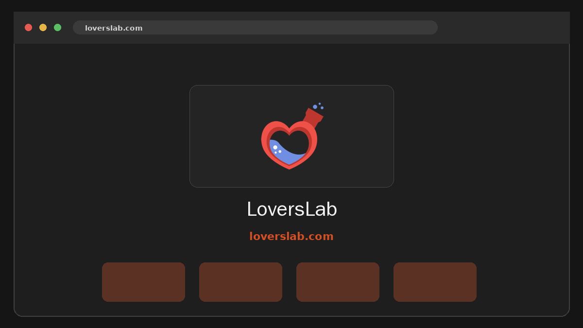 LoversLab 웹사이트 미리보기